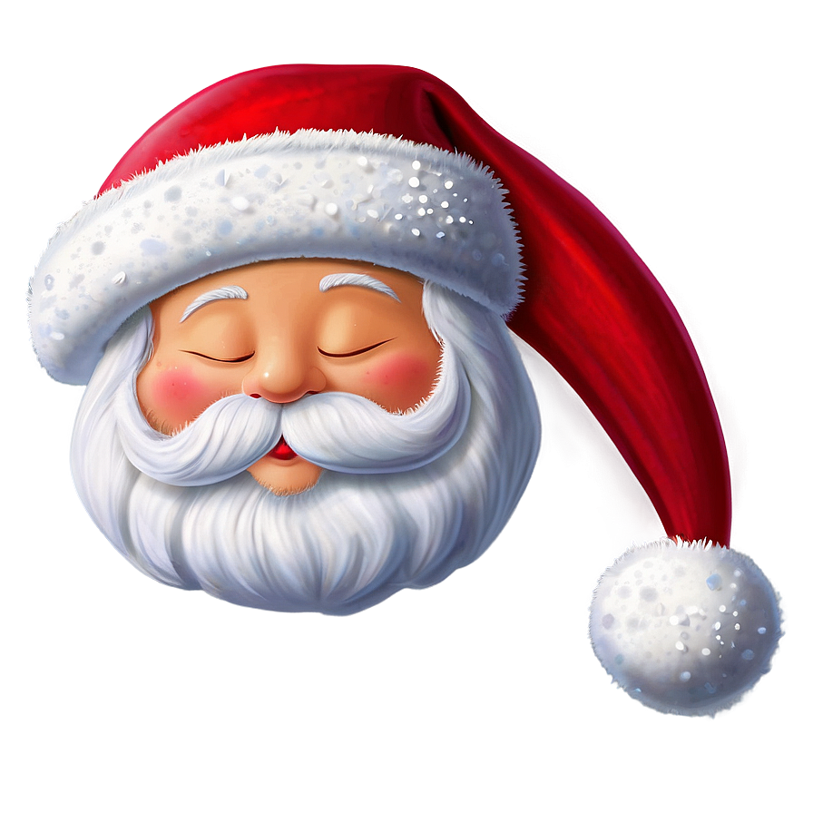 Sleeping Santa Cartoon Png Lpf