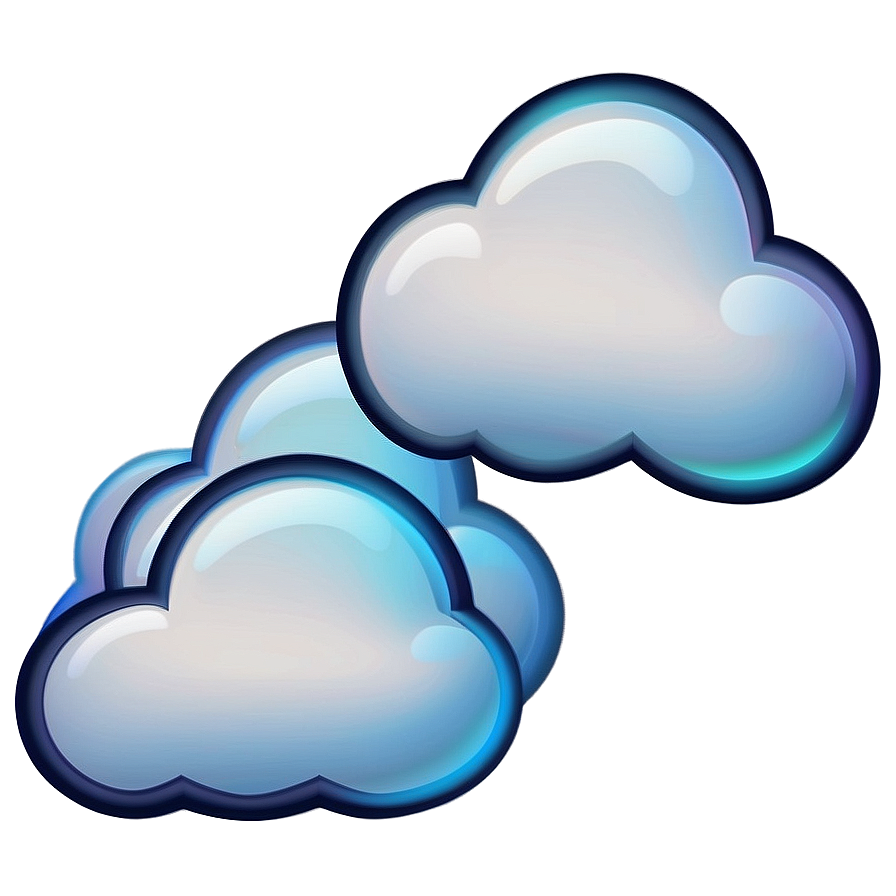 Sleepy Cloud Emoji Png 34