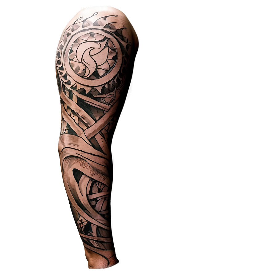 Sleeve Tattoo Sketches Png Dwc