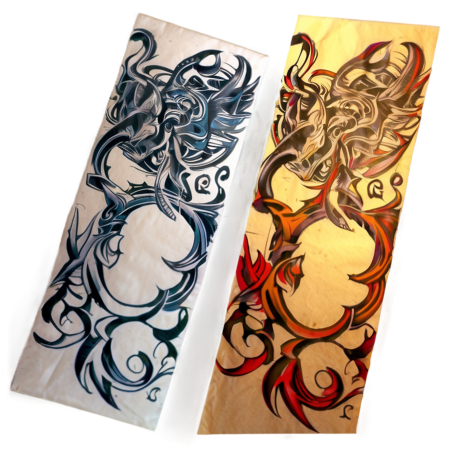 Sleeve Tattoo Stencils Png Srg77