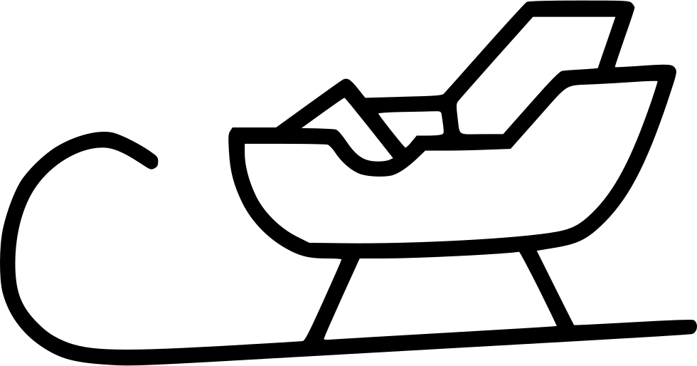 Sleigh Outline Graphic