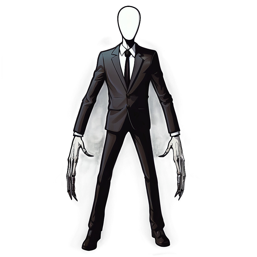 Slender Man Horror Art Png Agw