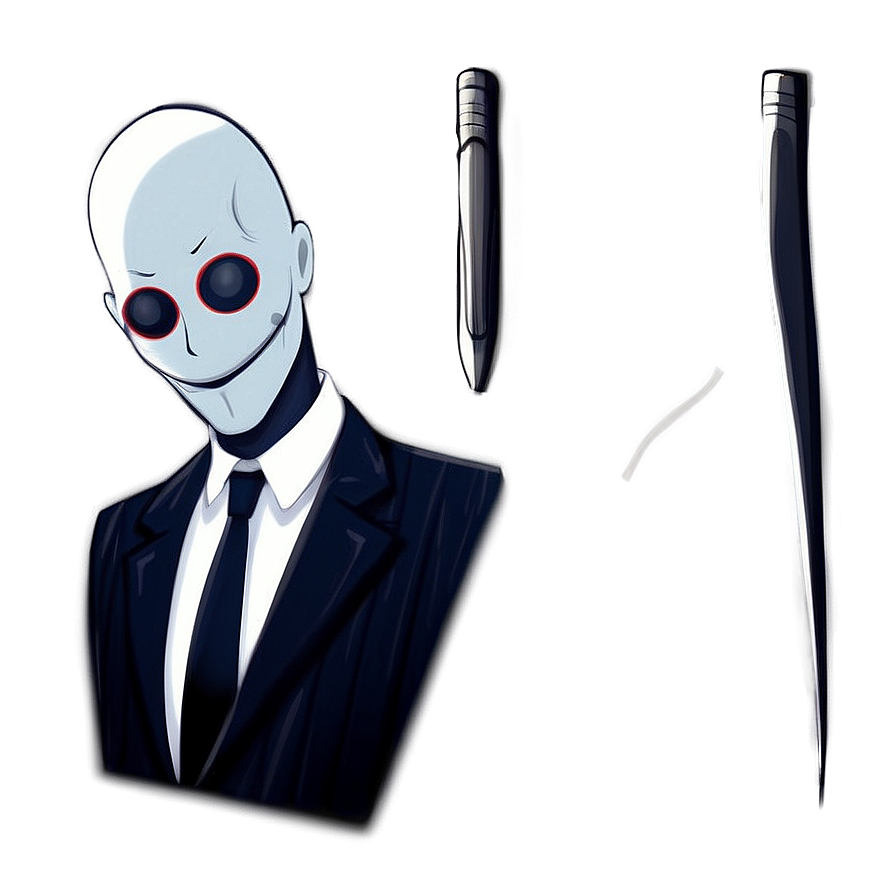 Slender Man Illustration Png Ipp