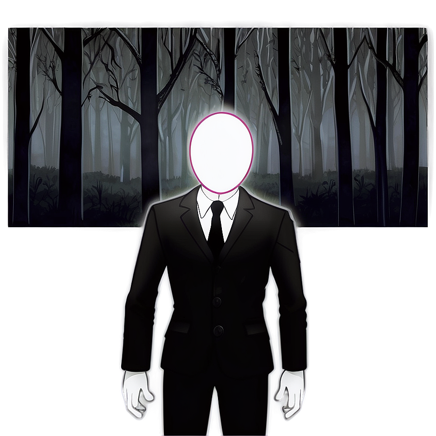 Slender Man In Darkness Png Eiv