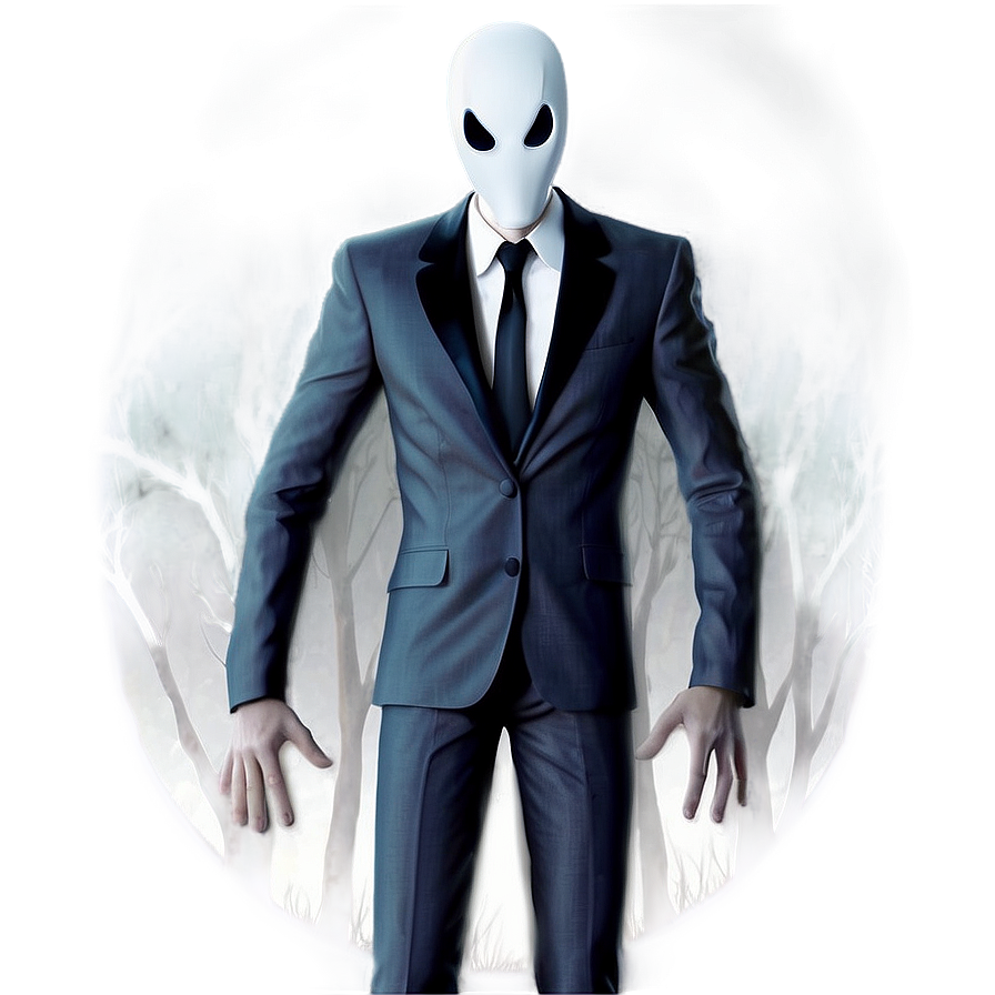 Slender Man In Moonlight Png 05252024