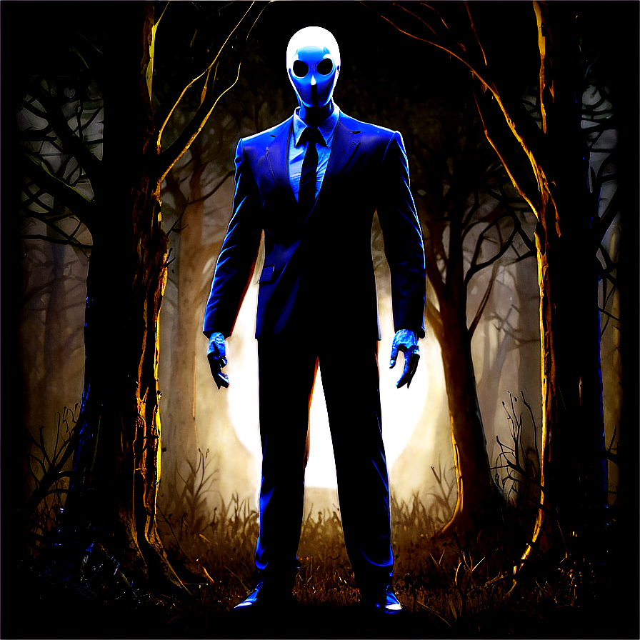 Slender Man In Moonlight Png Rma