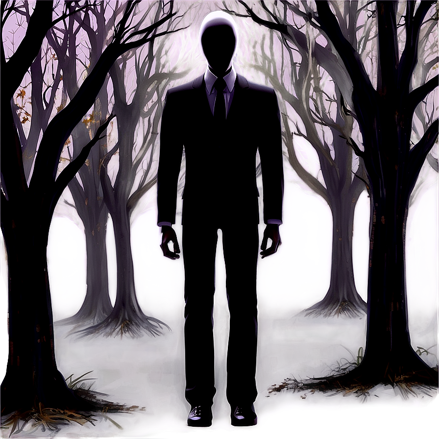 Slender Man In Shadows Png 05252024