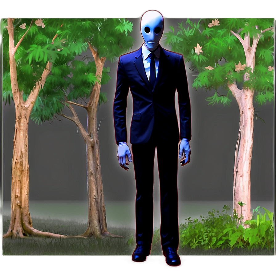 Slender Man In Shadows Png Ivg