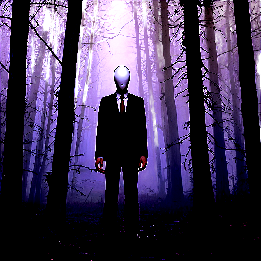 Slender Man In The Mist Png 05252024