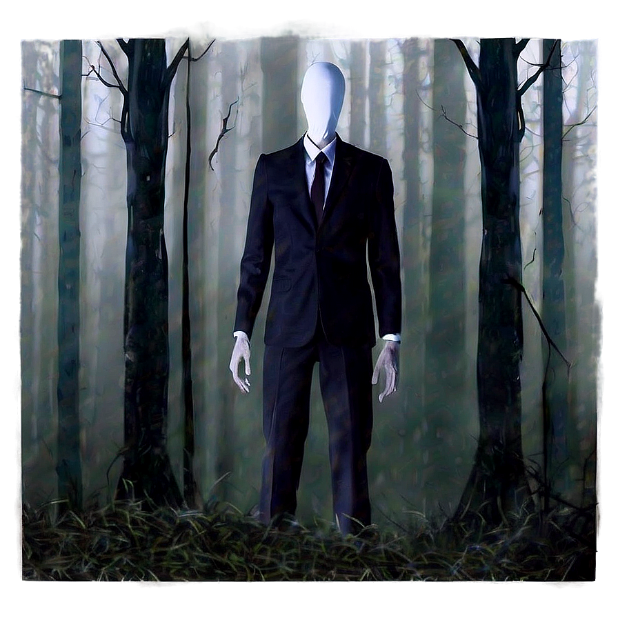 Slender Man In The Mist Png 79