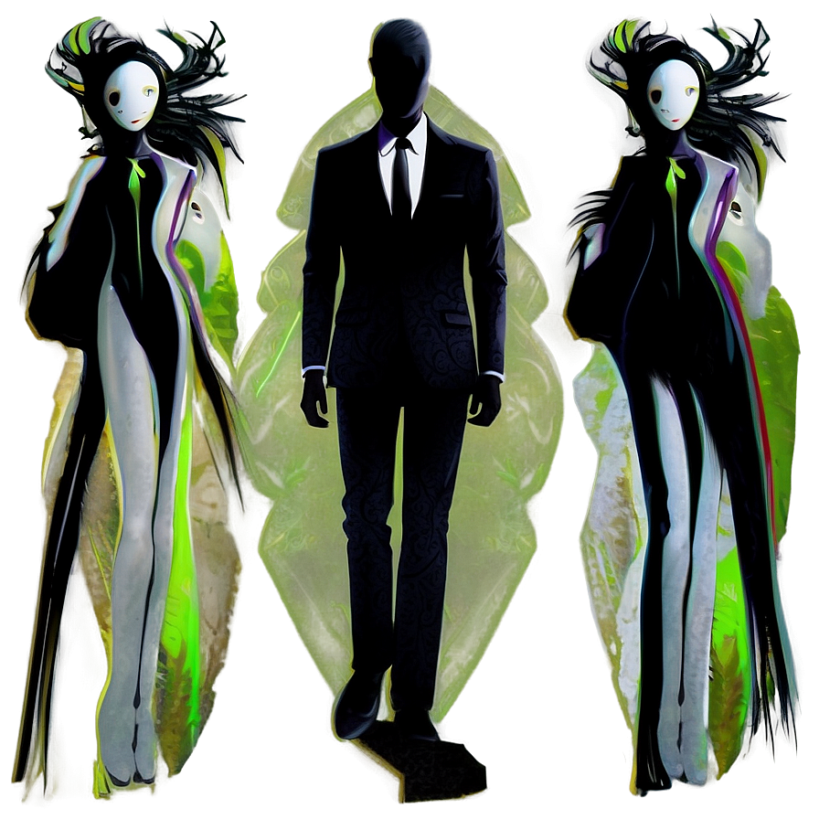 Slender Man Silhouette Png 05252024