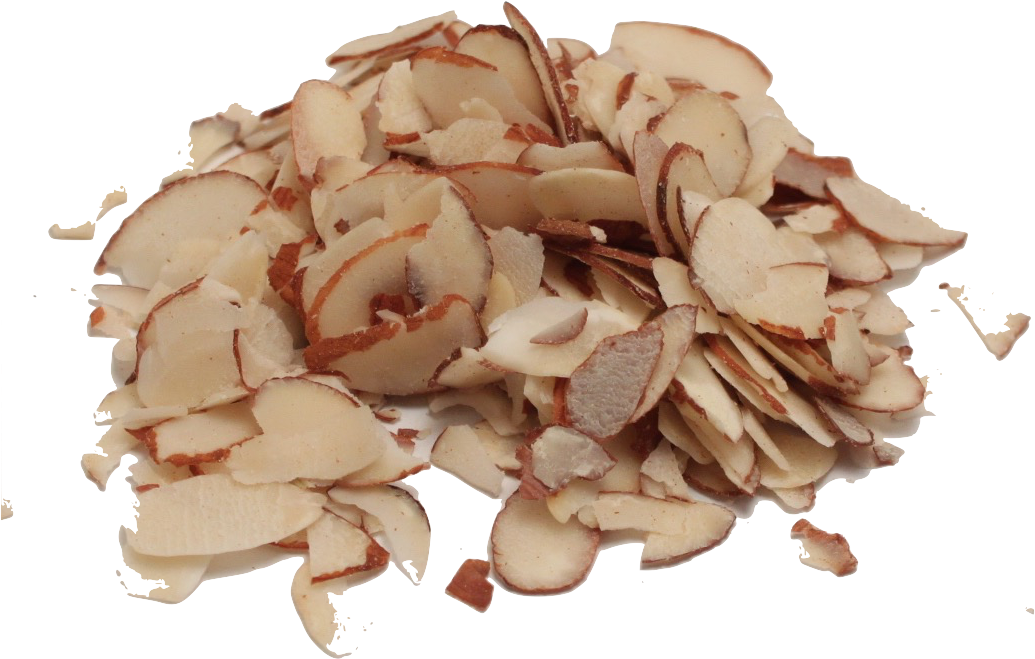 Sliced Almonds Pile