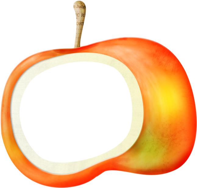 Sliced Apple Transparent Background