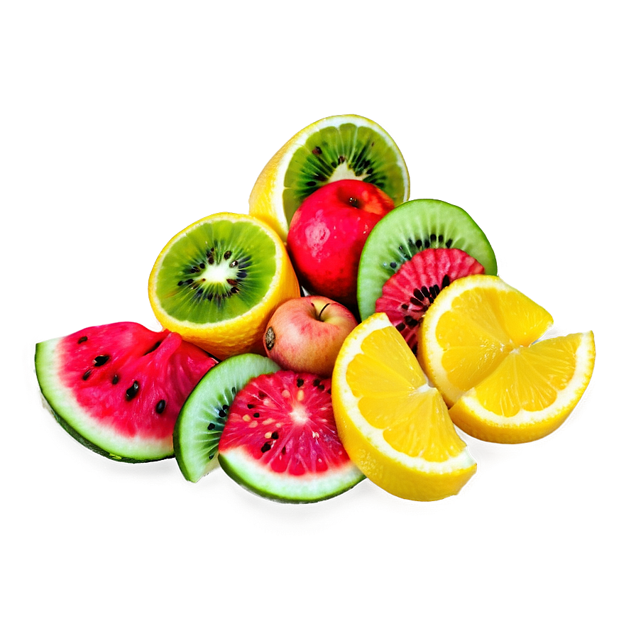 Sliced Fruit Arrangement Png 30