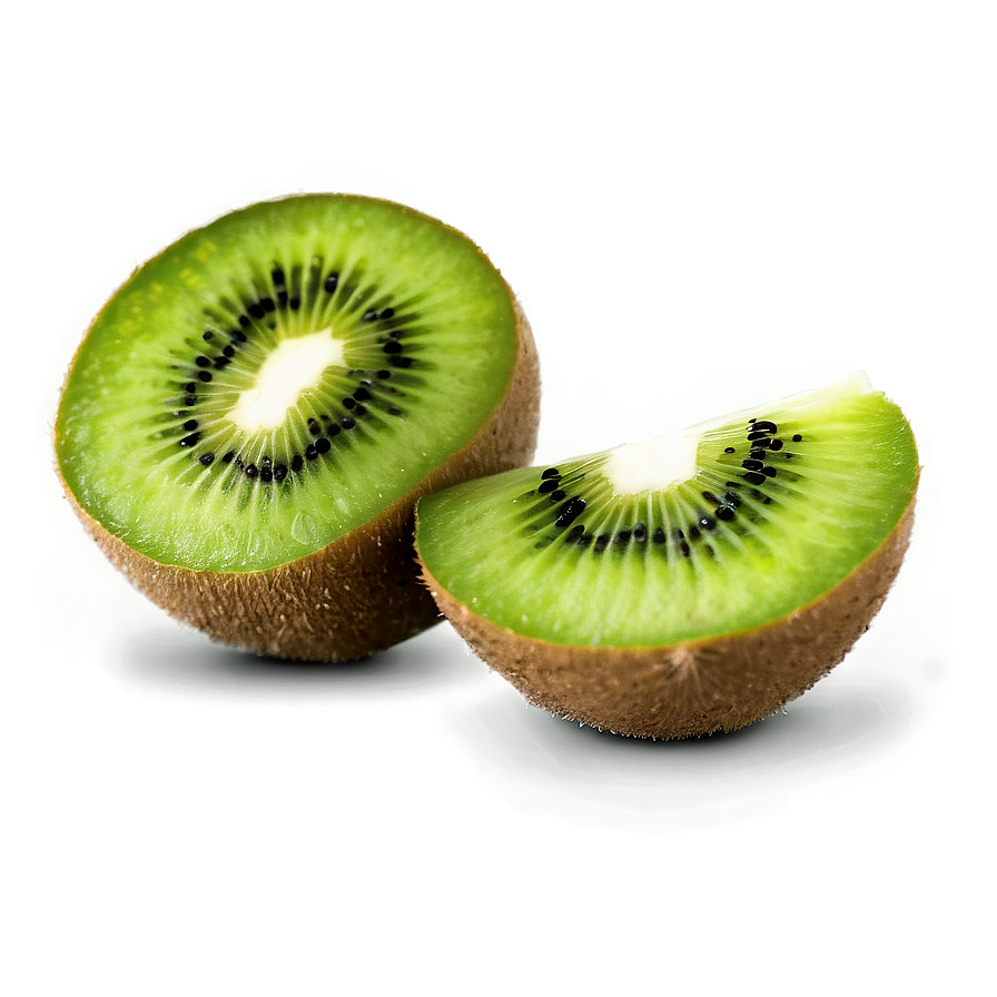 Sliced Kiwi Top View Png 22