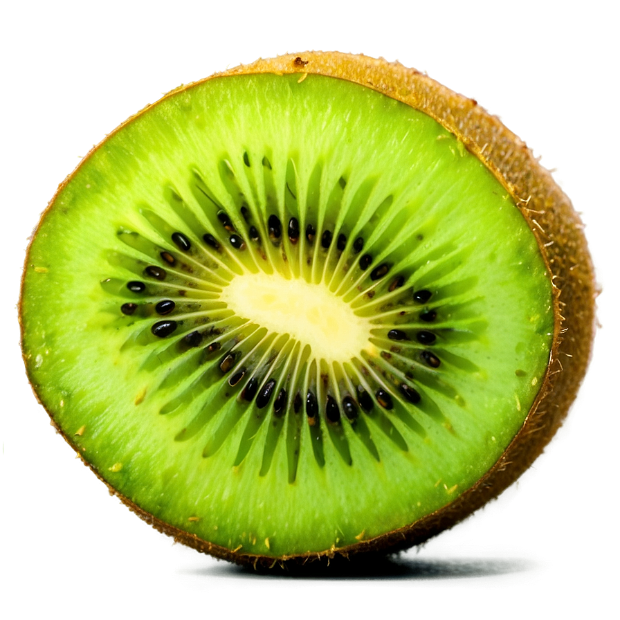 Sliced Kiwi Top View Png Wqs