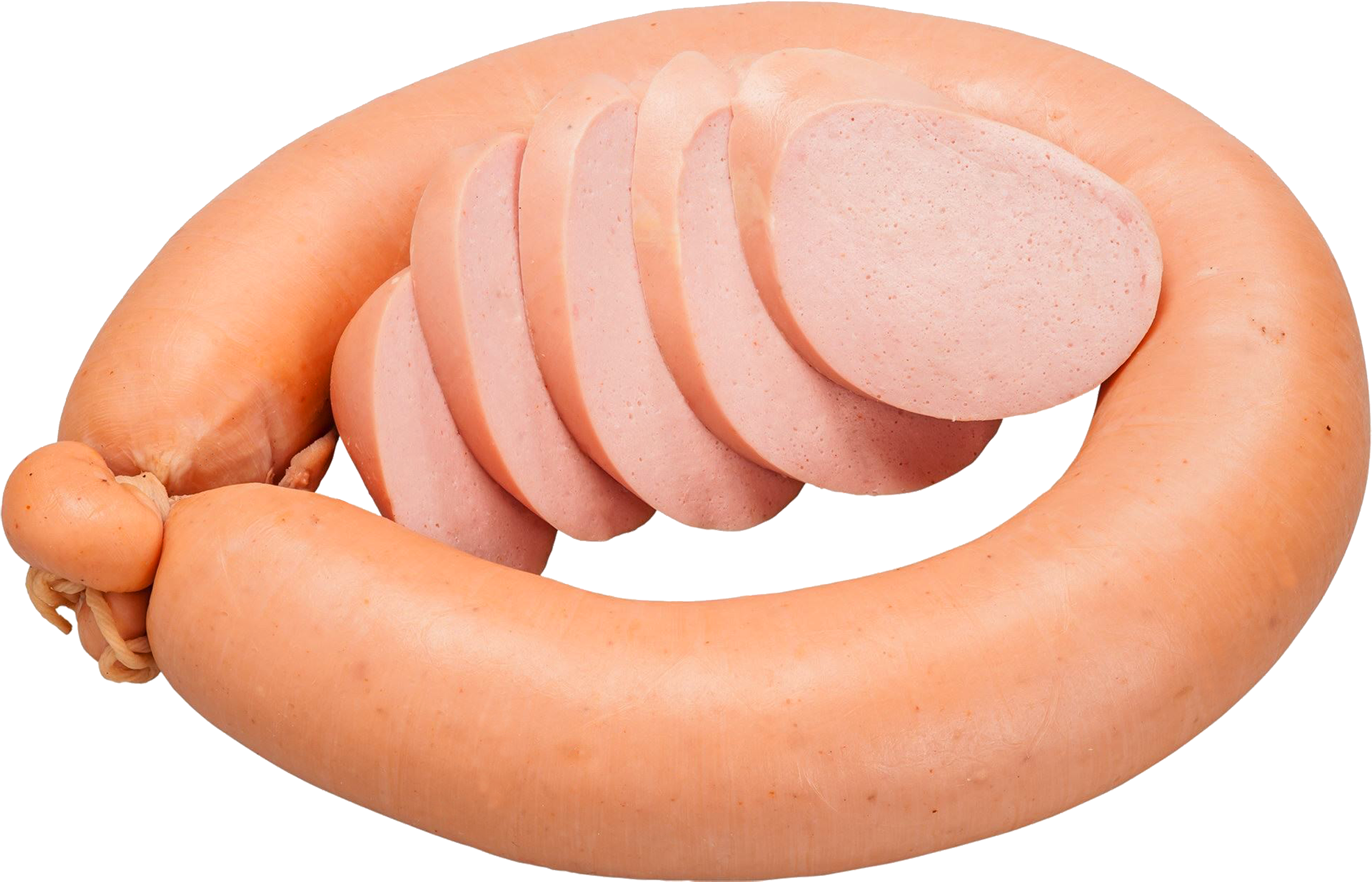 Sliced Sausage Isolated.png