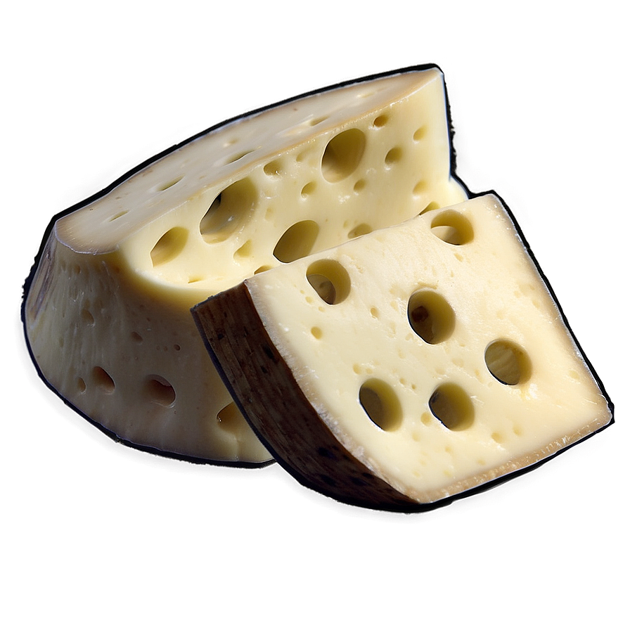 Sliced Swiss Cheese Stack Png 06132024