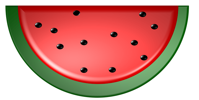 Sliced Watermelon Illustration