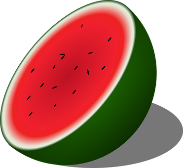 Sliced Watermelon Illustration