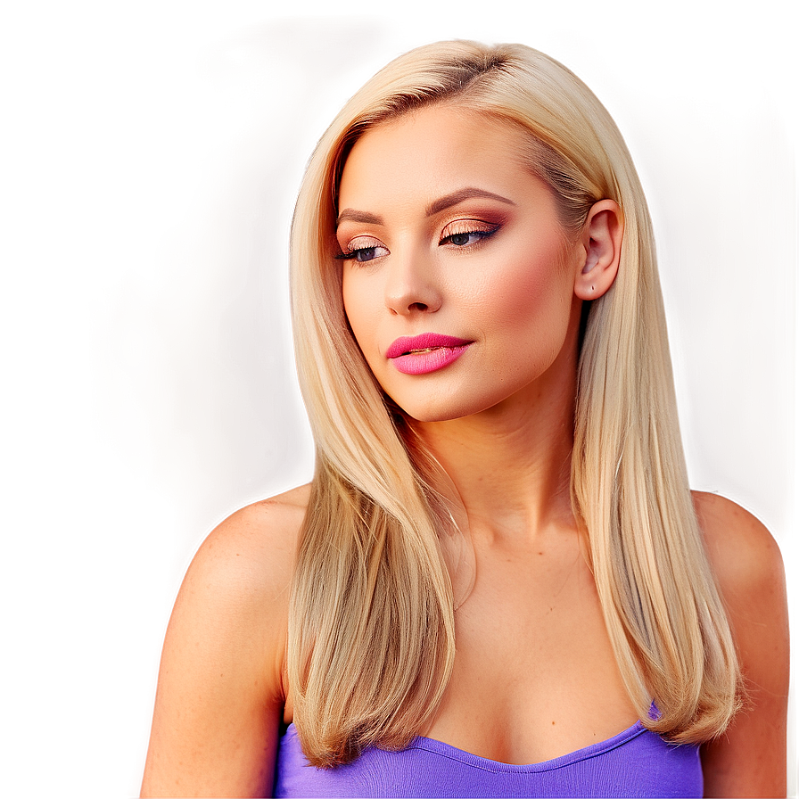 Slicked Back Blond Hair Png 8