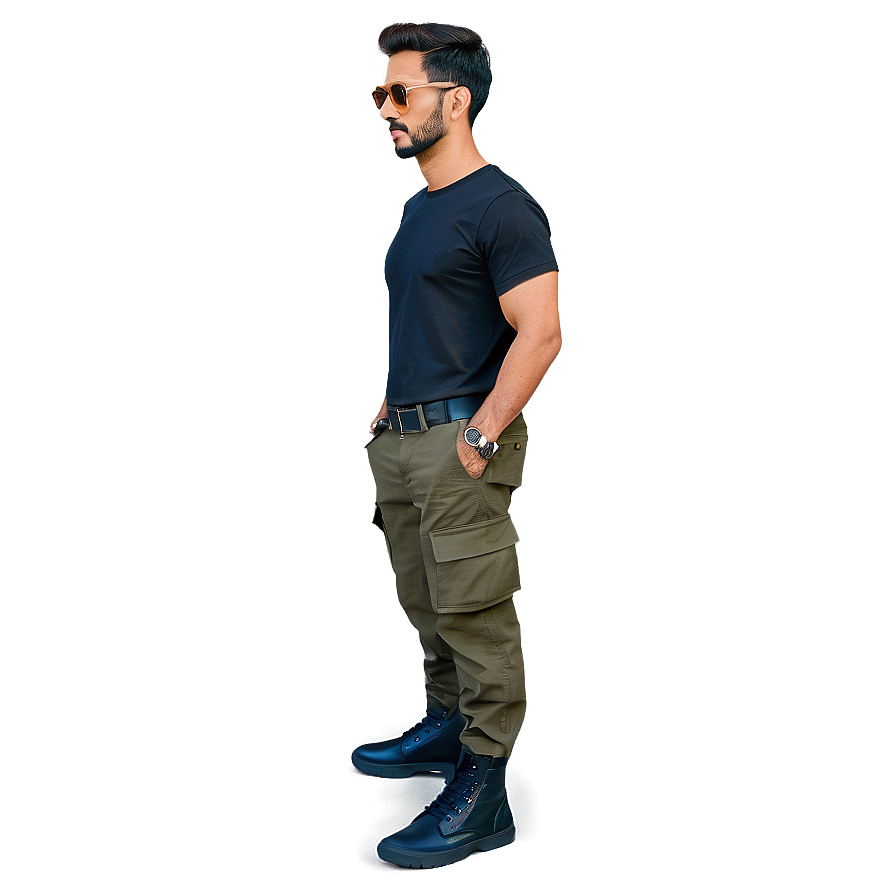 Slim Fit Cargo Pants Png 06132024