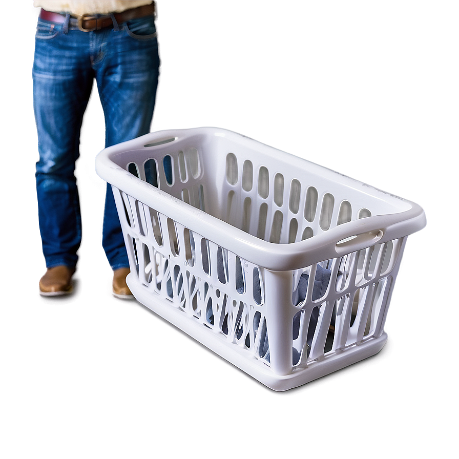 Slim Laundry Basket For Small Spaces Png 06132024