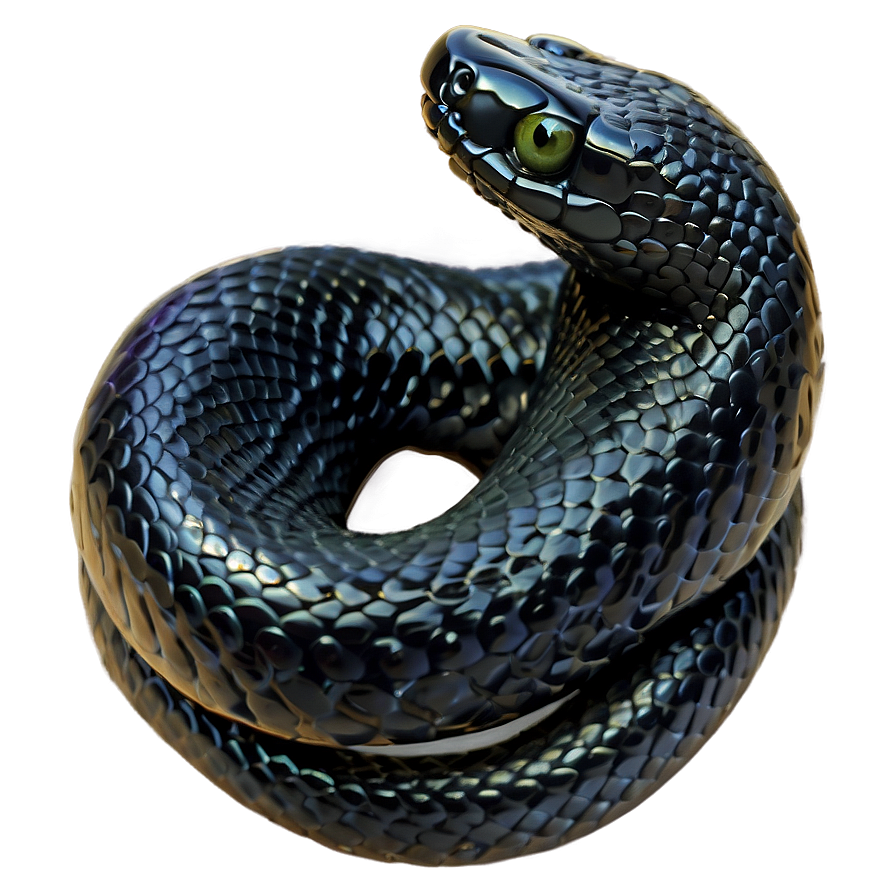 Slithering Black Snake Png Yfk