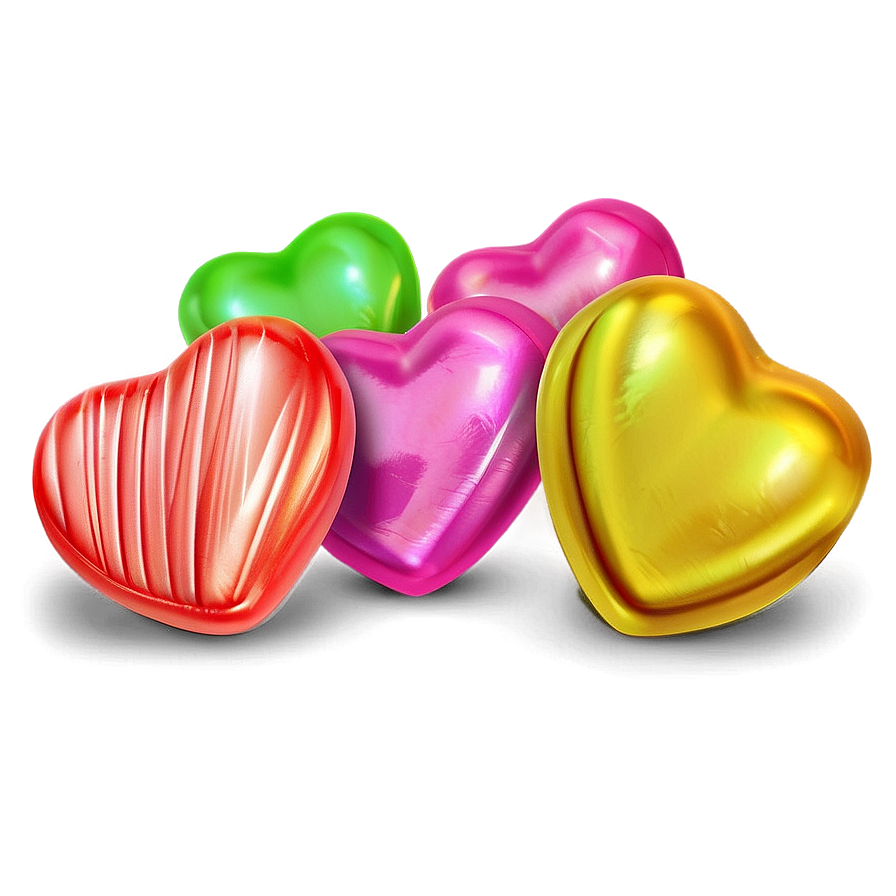 Small Candy Hearts Png 06212024