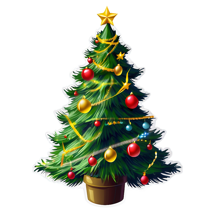 Small Christmas Tree Clipart Png Hni14