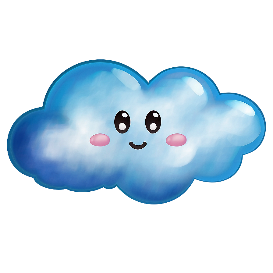 Small Cloud Emoji Png 06272024