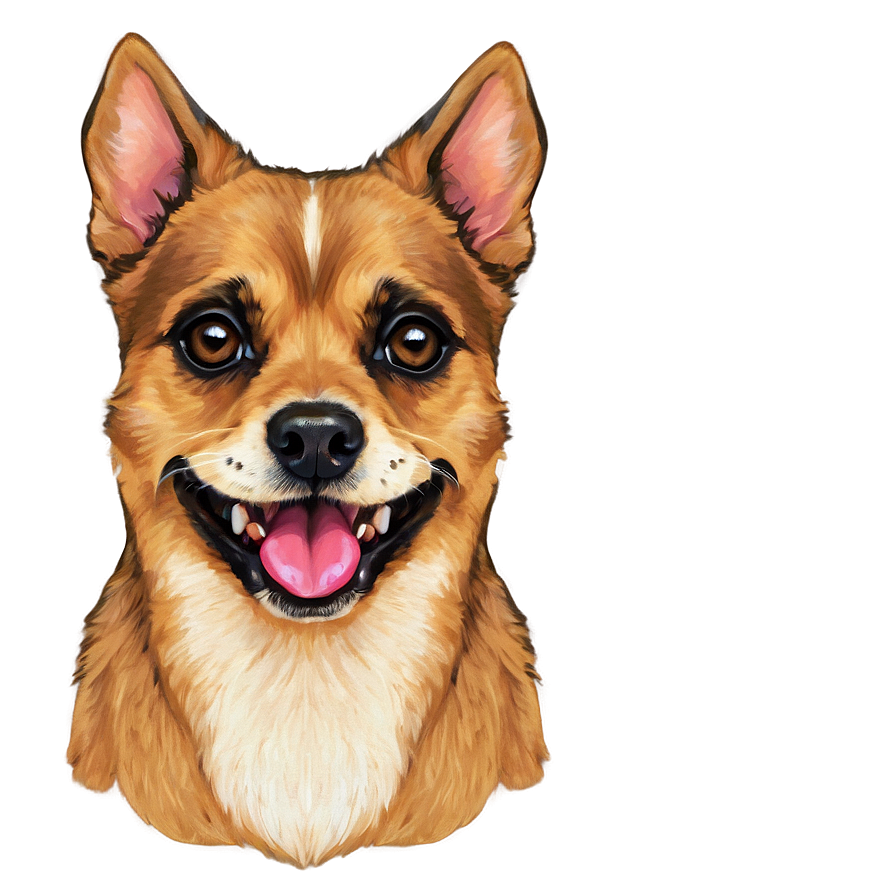 Small Dog Face Sketch Png Xma