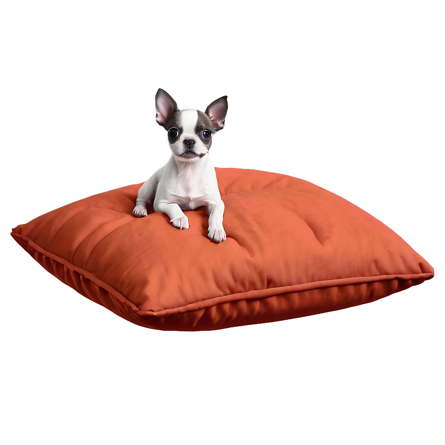 Small Dog On A Pillow Png Ykb