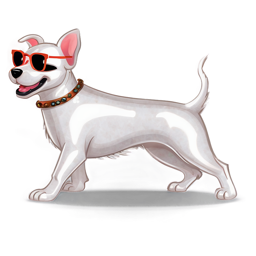 Small Dog Wearing Sunglasses Png 06252024