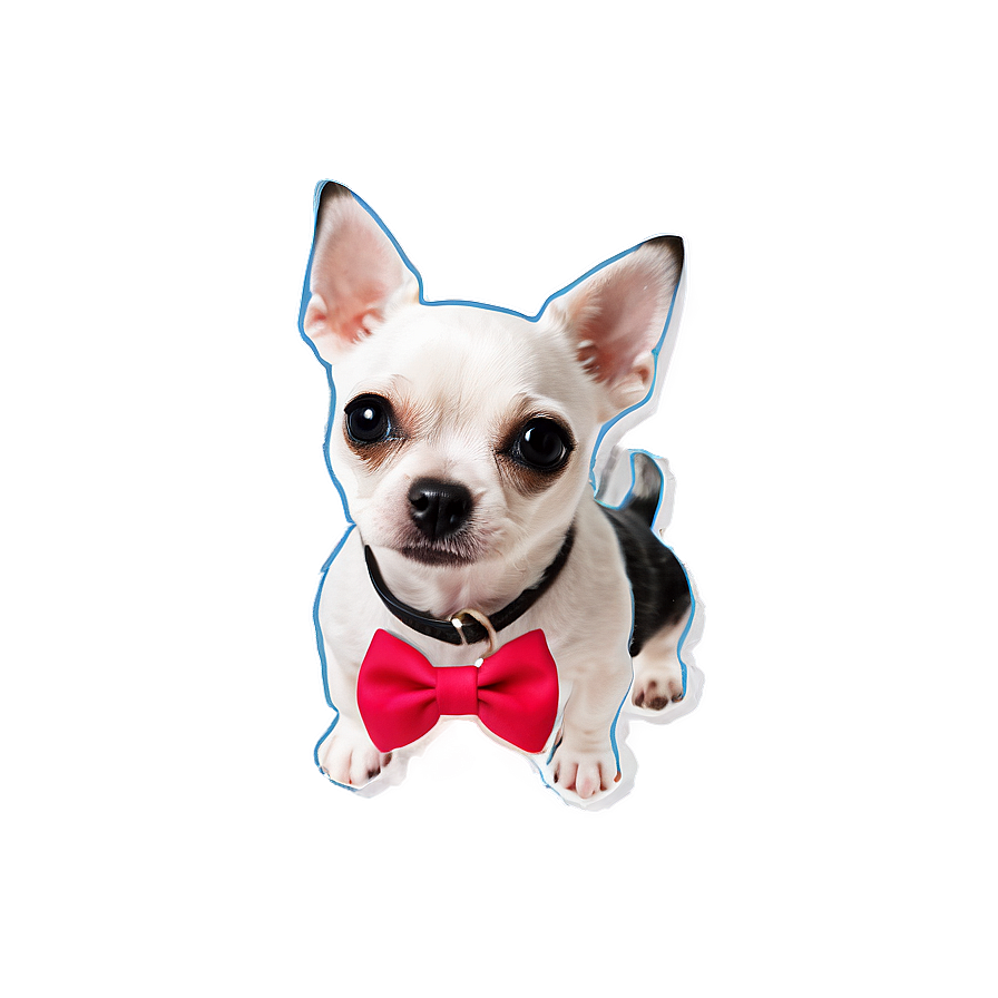 Small Dog With Bow Tie Png Uwu21