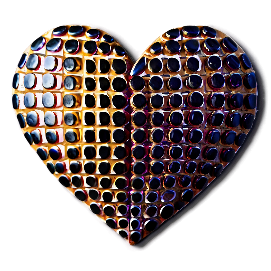 Small Heart Mosaic Png Ydq