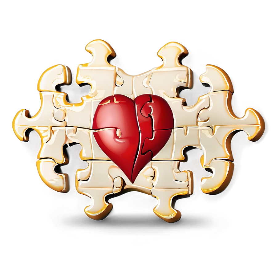 Small Heart Puzzle Png 06212024