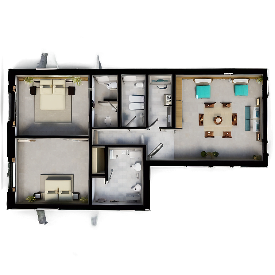 Small House Floor Plan Png Pfh14