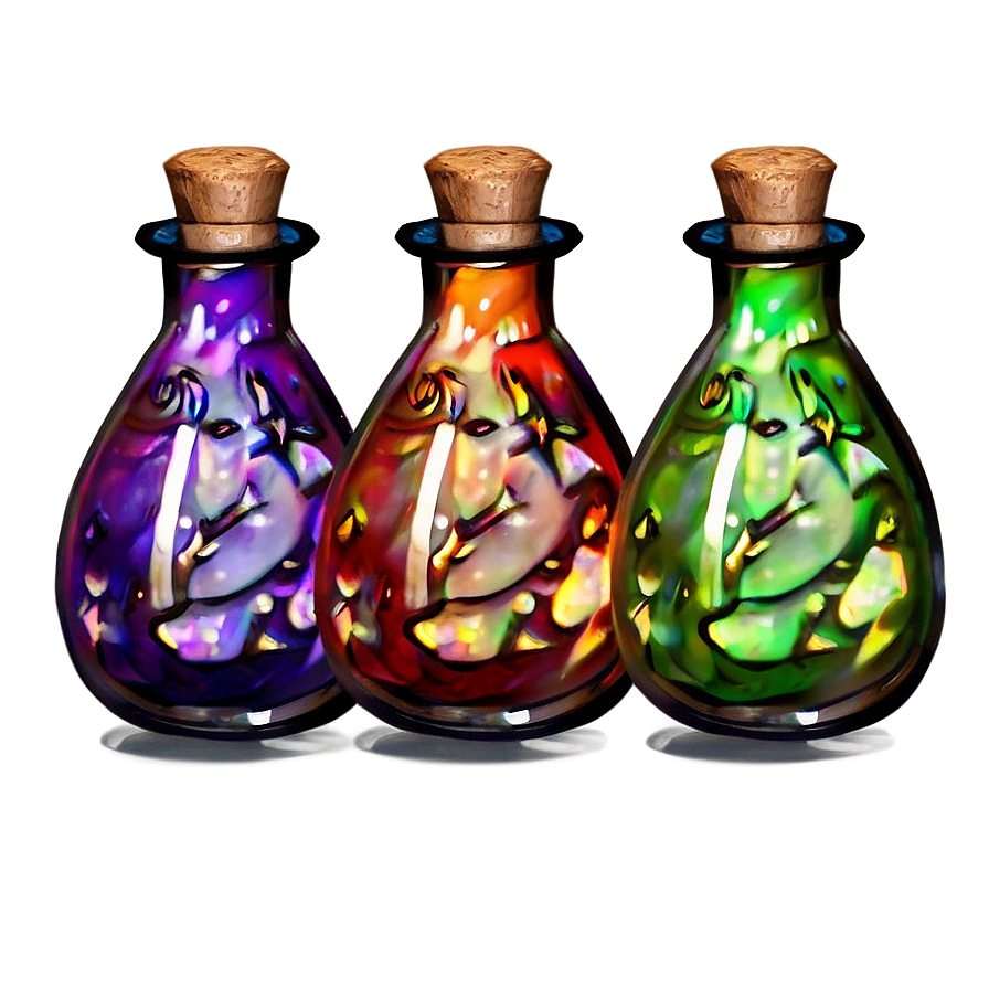 Small Potion Bottle Png 06132024