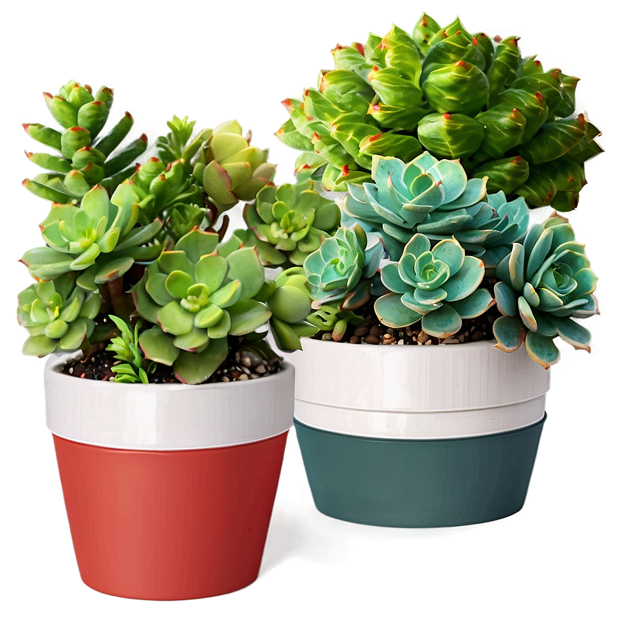 Small Potted Succulents Png Cuf46