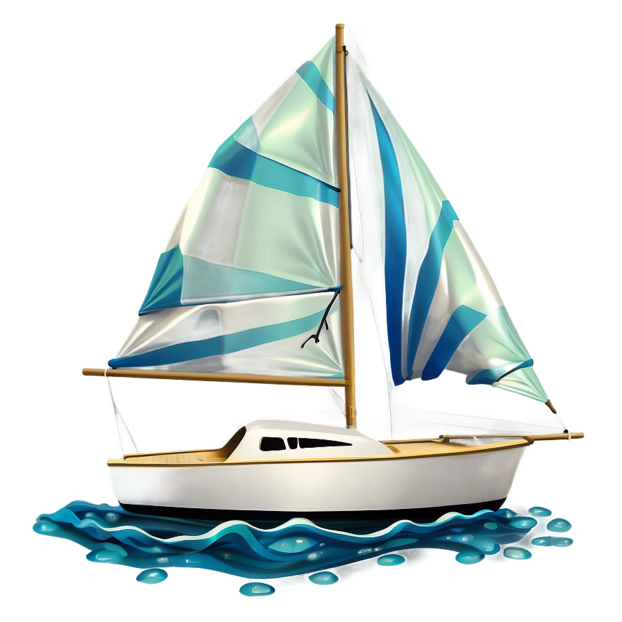 Small Sailboat On Water Png Dhb