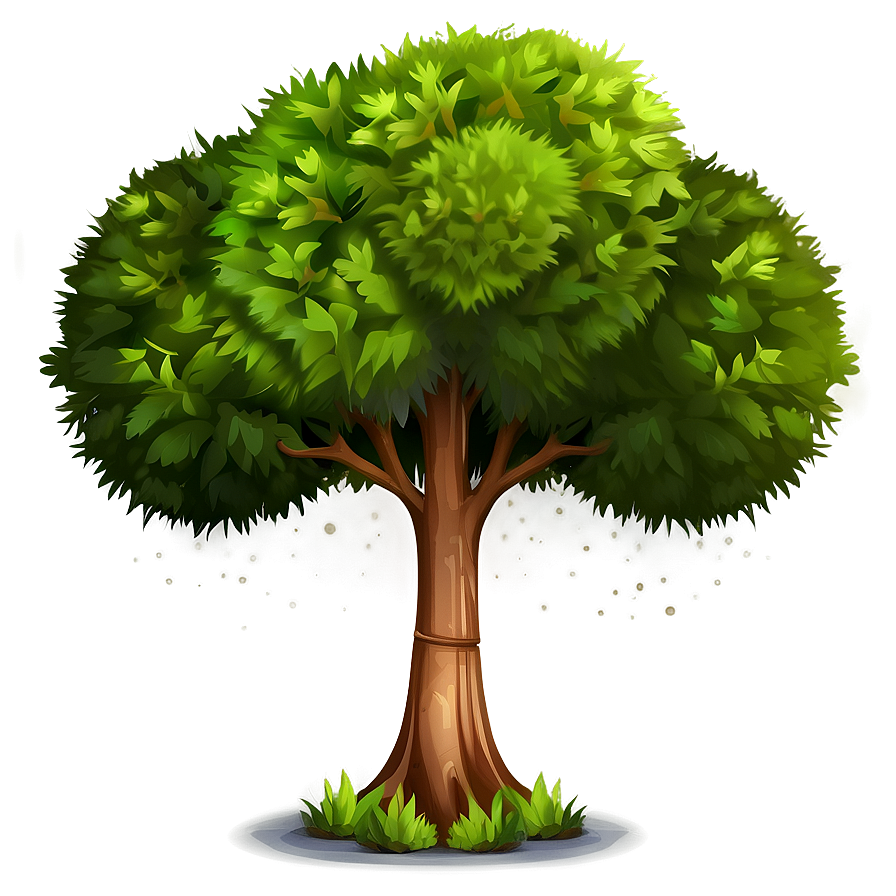 Small Tree Flat Design Png Yje