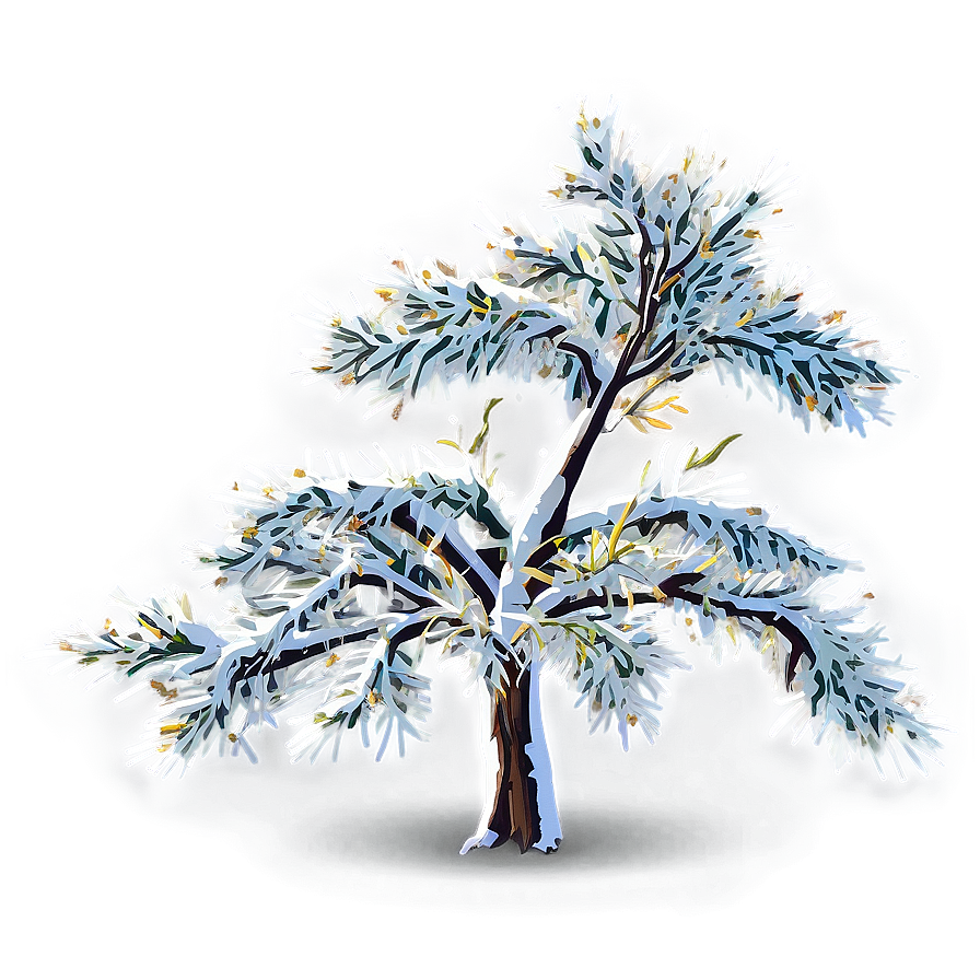 Small Tree In Snow Png 06132024