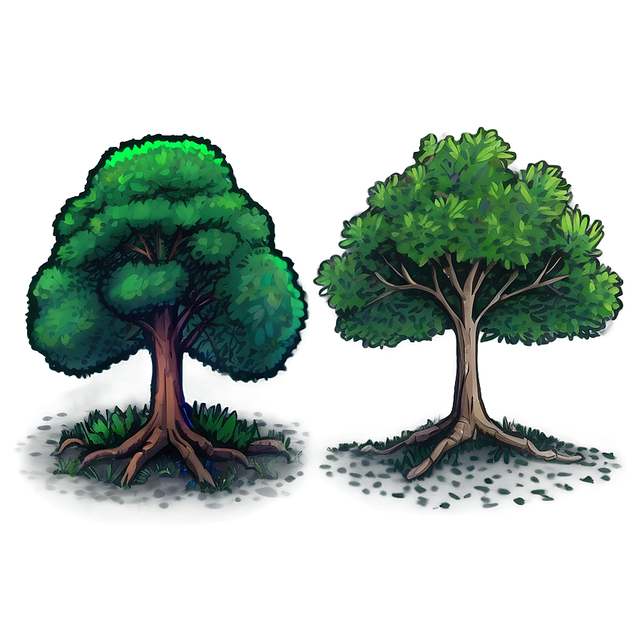 Small Tree Sketch Png 48