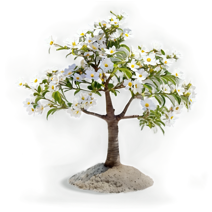 Small Tree With Flowers Png Xyd39