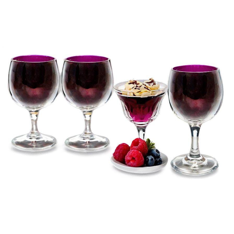 Small Wine Glasses For Desserts Png Dpr