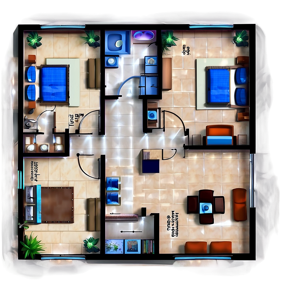 Smart Home Floor Plan Png 79