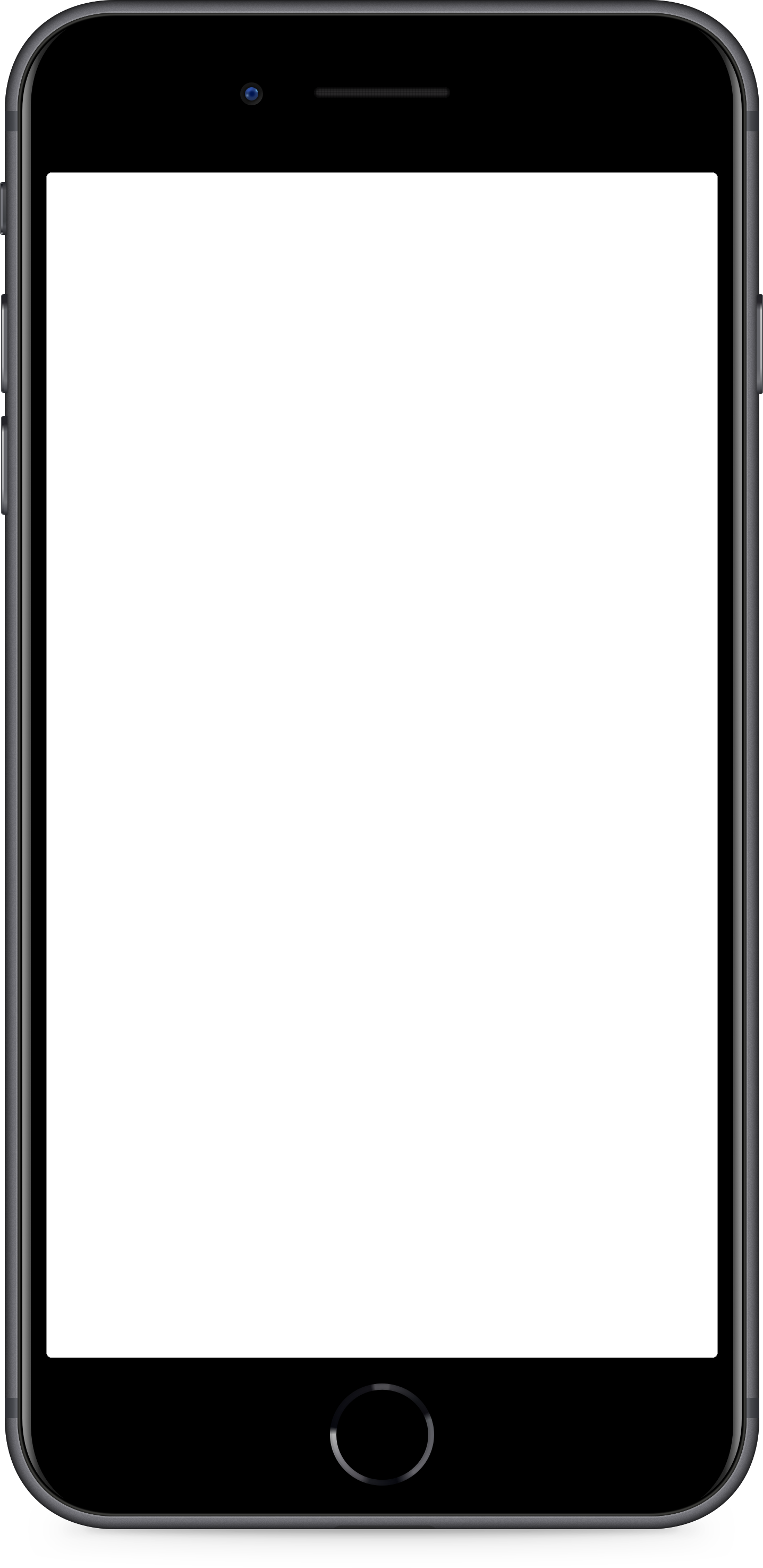 Smartphone_ Black_ Front_ View