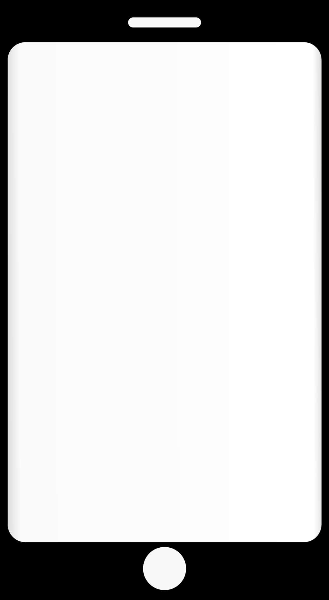 Smartphone Blank Screen Vector