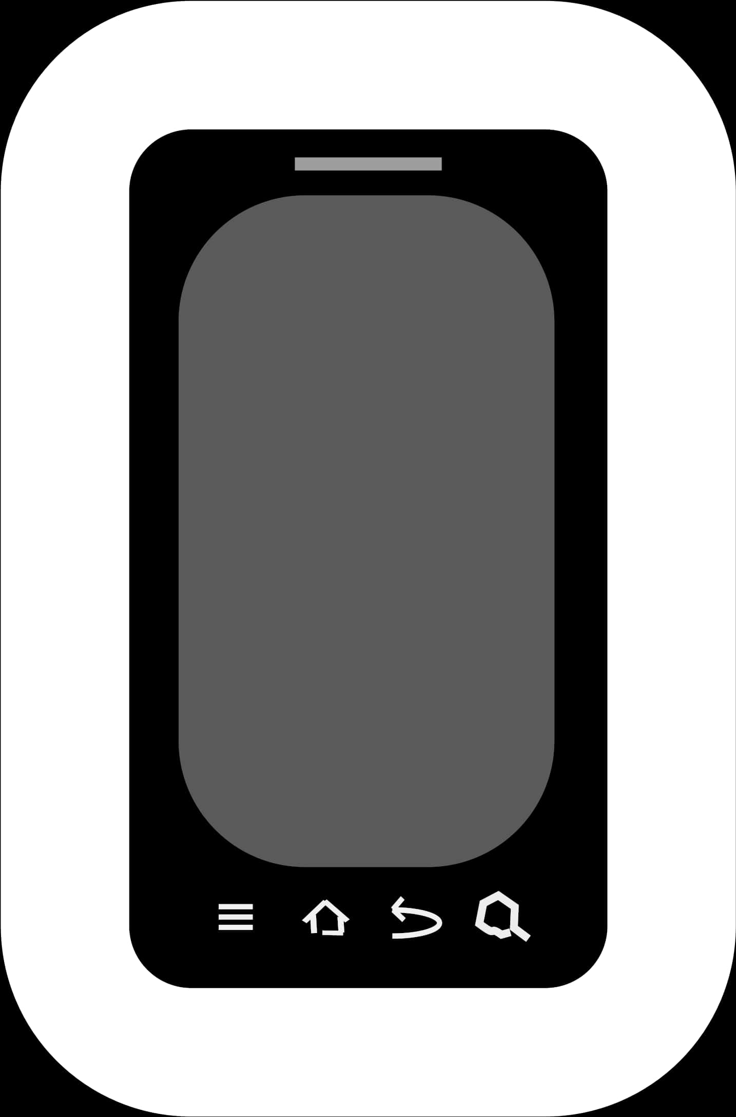 Smartphone Icon Simple Design